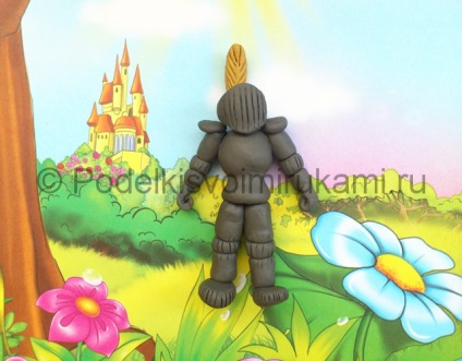 Knight plastilină (modelare lut) Cavaler al plastilină