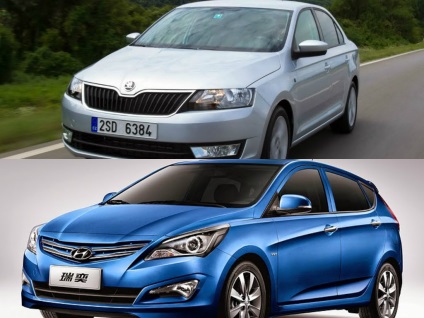 Rapid Skoda (Skoda rapidă) sau Hyundai Solaris (hyundai solaris) - compararea a două bugetului