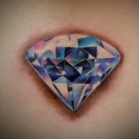 diamant tatuaj (fată tatuaj diamant) diamant tatuaj
