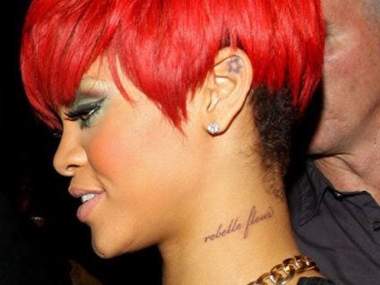 Tatuaje Rihanna (Rihanna) Rihanna Tatuaje