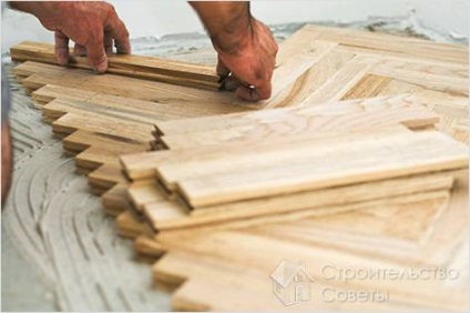 De stabilire a parchet cu propriile sale mâini - cum să stil (mâini) De stabilire a parchet cu propriile sale mâini - ca o stivă