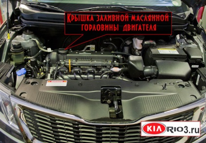 Schimbarea uleiului Kia Rio-3 (ulei) Schimbarea uleiului Kia Rio 3