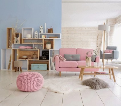 70 Idei tonuri pastelate în interior (foto color de interior) 70 Idei de interior pastel