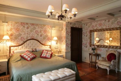 stil englezesc în interiorul unui dormitor - Photo Design Interior (dormitoare) stil englezesc în interiorul unui dormitor - Fotografie de interior Design