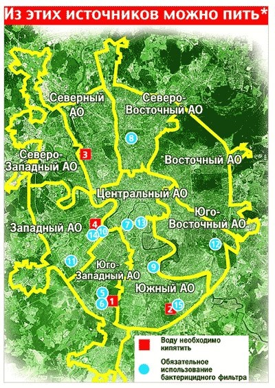 Stiati ca exista izvoare in Butovo ( „pădure Bitsa“ Park) Stiati ca exista izvoare în Butovo