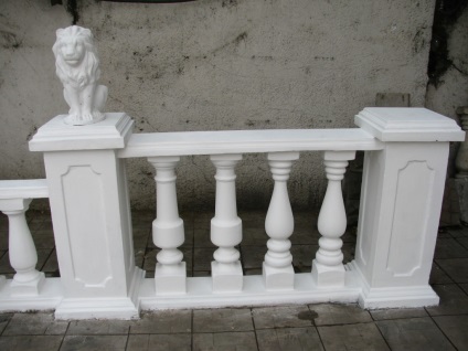 Balustri de beton caracteristici, de fabricație și montaj (de fabricație) Balustri de beton caracteristici, de fabricație și montaj