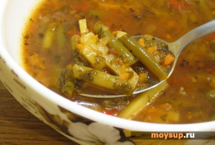 Quick supa reteta de legume cu fasole verde și pui (legume) reteta rapida pentru supa de legume cu fasole verde și pui