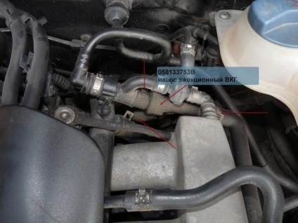 Curățarea VCG pe a4 audi (curatare) Curățarea VCG pe a4 audi