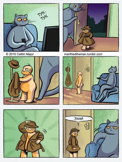 Ce se întâmplă dacă persoana a fost o pisica, si pisica - amuzant om ilustrare - afigenchik! (persoane) Ce se întâmplă dacă persoana a fost o pisica, si pisica - amuzant om ilustrare - afigenchik!