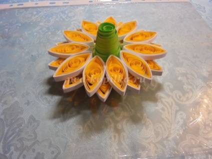 flori gerbera in tehnica quilling (flori) Flori Gerbera în tehnici Quilling