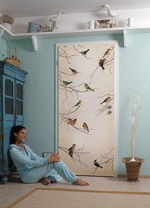 Decorarea usi, cu mustăți (confortul propriei lor mâini) Decorarea usi, cu mustăți