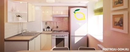 Design de bucătării în Hrușciov - idei pentru decorarea și o fotografie (fotografii) Design de bucătării în Hrușciov - idei pentru decorarea și fotografii
