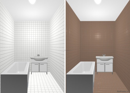 Proiectarea o baie mica (mic baie de design. Tile ce culoare pentru a alege) Proiectarea o baie mica