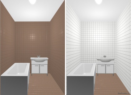 Design-o mică baie (cadă) Proiectarea o baie mica