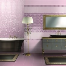 Lilac băi de design are o fotografie (design) bai de design Liliac caracteristici, fotografii