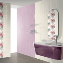 Lilac băi de design are o fotografie (camere) bai de design Liliac caracteristici, fotografii