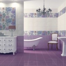 Lilac băi de design are o fotografie (camere) bai de design Liliac caracteristici, fotografii