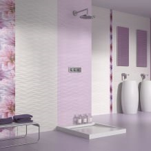 Lilac bai de design dispune de o fotografie (baie mov) bai de design Liliac caracteristici, fotografii