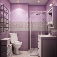 Lilac bai de design dispune de un (tonuri de baie de liliac) fotografie bai de design Liliac caracteristici, fotografii