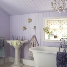 Lilac bai de design dispune de un (tonuri de baie de liliac) fotografie bai de design Liliac caracteristici, fotografii