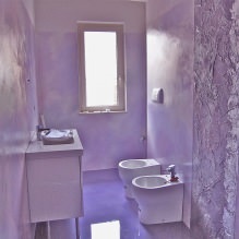 Lilac bai de design dispune de o fotografie (baie mov) bai de design Liliac caracteristici, fotografii
