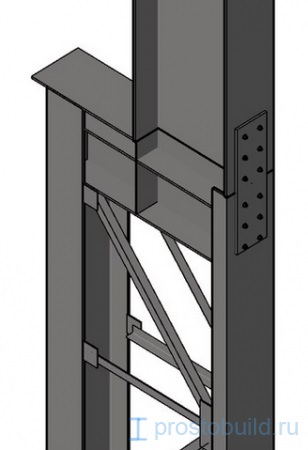 coloane Dvuhvetvevoj metalice (următoarele elemente figura) coloane metalice Dvuhvetvevoj