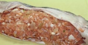 pește umplute în întregime, alimentele preferate (întreg) pește umplute în întregime, feluri de mâncare preferate