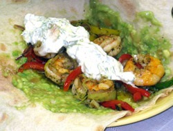 Fajitas cu carne de pui sau creveți - Ucraina în Rusă (creveți) Fajitas cu carne de pui sau creveți - Ucraina în limba rusă