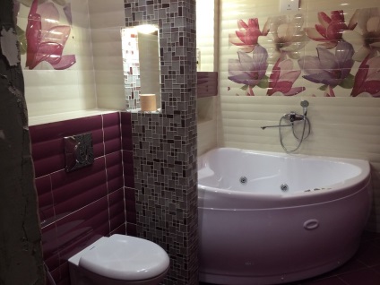 fotografie Purple baie, design, culori socheatnie, baie de design, interior, reparații (violet) Purple baie fotografie, design, culori socheatnie, baie de design, design interior, reparații,