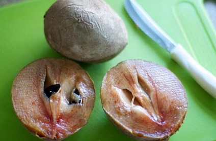 Sapodilla fructe - proprietăți utile, cum ar fi mancatul, calorii (proprietăți Sapodilla) Sapodilla fructe - proprietăți utile, cum ar fi mancatul, calorii
