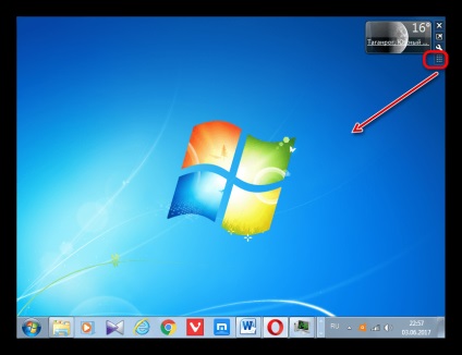 Gadget Vremea pentru Windows 7