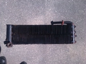 Generatorul de gaz - cu motor pe lemn (filtru fin) Generatorul de gaz - motor pe lemn