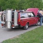 Generatorul de gaz - cu motor pe lemn (motor) Generatorul de gaz - motor pe lemn