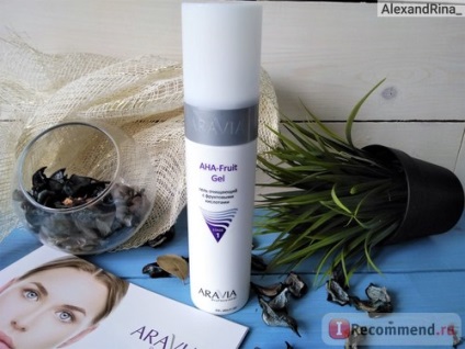 Gel de curatare aravia cu acizi din fructe aha gel de fructe - «spălare gel cu sân, (aravia) Gel de curatare aravia cu acizi din fructe aha gel de fructe - «spălare gel cu sân,