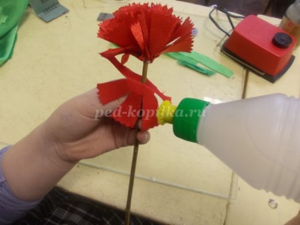 Garoafe cu mâinile lor (folie metalică poate fi) Garoafe cu mâinile lor