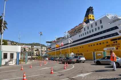 De la Nisa la Corsica feribot română vs franceză (feribot) De la Nisa la Corsica feribot română vs franceză