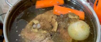 Cum se prepară din carne, pui, pește sau supa de legume (carne) Cum de a găti carne, pui, pește sau supa de legume
