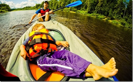 Așa cum am plutit în jos pe râu o săptămână Vetluga (râu) Așa cum am navigat săptămâna Vetluga River