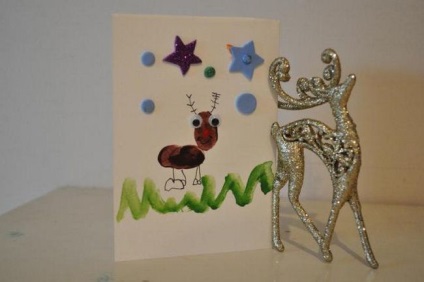 Cum de a desena un card de Crăciun, cu un creion și vopsele, Selectare scenă (remiză) Cum de a desena un card de Crăciun, cu un creion și vopsele, Selectare scenă