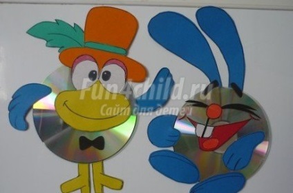 Cum Smeshariki de hârtie colorată (Smeshariki) Cum Smeshariki de hârtie colorată