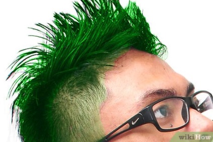 Cum de a face părul în stilul punk (vopsea lovit piele) Cum sa faci stilul tau punk de păr