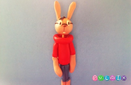 Cum orb iepure din lut din Winnie Pooh etapele (datorită unei lecții excelent) plastilină iepure orb etape Pooh