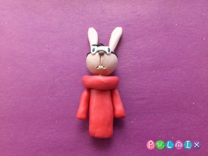 Cum orb iepure din lut din Winnie Pooh etapele (datorită unei lecții excelent) plastilină iepure orb etape Pooh