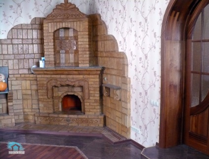 Vatră cu mâinile lor, construirea de caramida (foc cu mâinile) Vatră cu propriile sale mâini, caramida