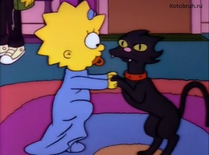 Pisici Simpsons (pisici din seria de televiziune animate Familia Simpson.) pisici Simpsons