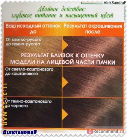 de colorare a părului Naturals culoare Crème garnier - «Culoare - ciocolata - exact ceea ce am fost în căutarea! Excelent (culoare) de colorare a părului Naturals culoare Crème garnier - «Culoare - ciocolata - exact ceea ce am fost în căutarea! mare