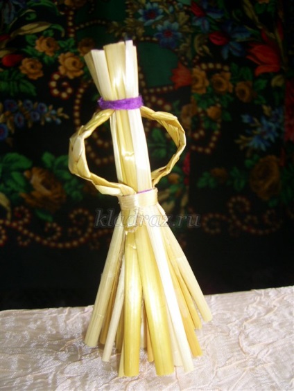 Doll a făcut din paie, cu mâinile sale (artizanat din materiale naturale) Doll a făcut din paie, cu propriile lor mâini
