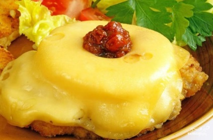chiftele de pui cu ananas și rețetă syrom- în trepte (ananas) cotlet de pui cu ananas și un pas cu pas reteta syrom-