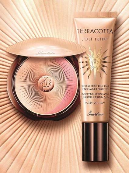 Liniile de lumini cu pulbere Tint din guerlain teracotă (pulbere) nuanță de lumină pulbere de teracotă linie de la GUERLAIN