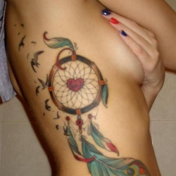Dreamcatcher Tatuaj (tatuaj valoare Dreamcatcher pentru bărbați) Dreamcatcher tatuaj